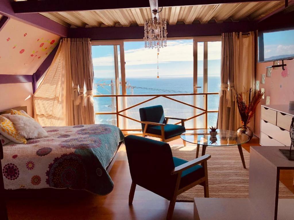 Apartamento Vista Bahia Vina del Mar Esterno foto
